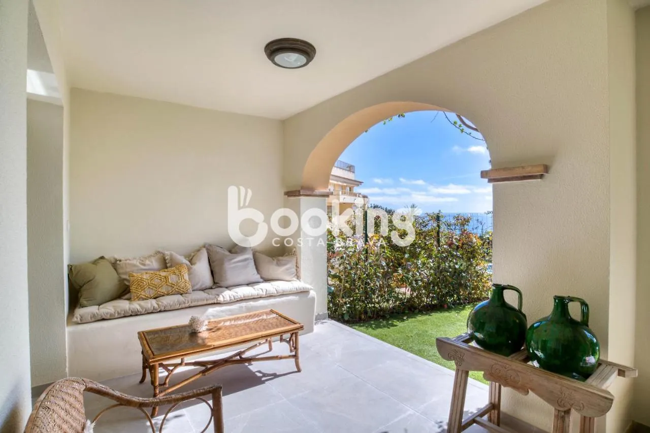 Las Velas I Planta Baja En S'Agaro Con Vista Mar Y Agradable Terraza Con Acceso Directo A La Piscina 0*,